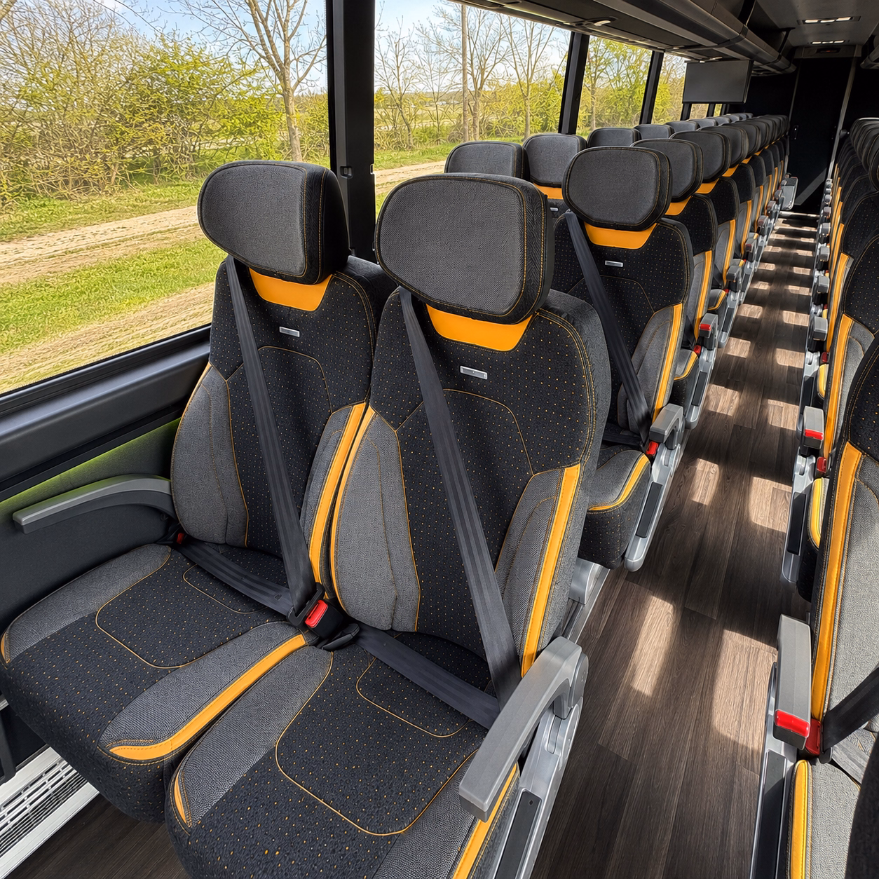 westminster airport transportation onboard seating